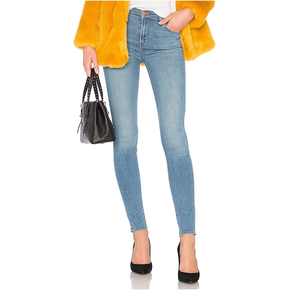 J Brand mid rise skinny jeans